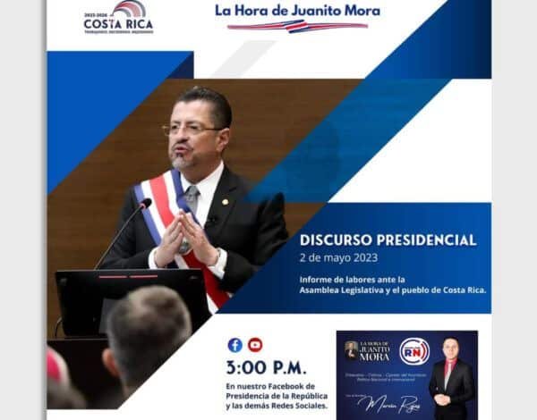 Informe de labores del Presidente Rodrigo Cháves R. Desde la Asamblea Legislativa de Costa Rica En vivo