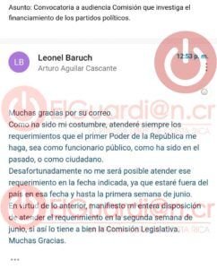 Leonel Baruch dueño de crhoy.com se justifica con supuesto viaje para no asistir a comparecencia, pero migración no registra su salida del país.